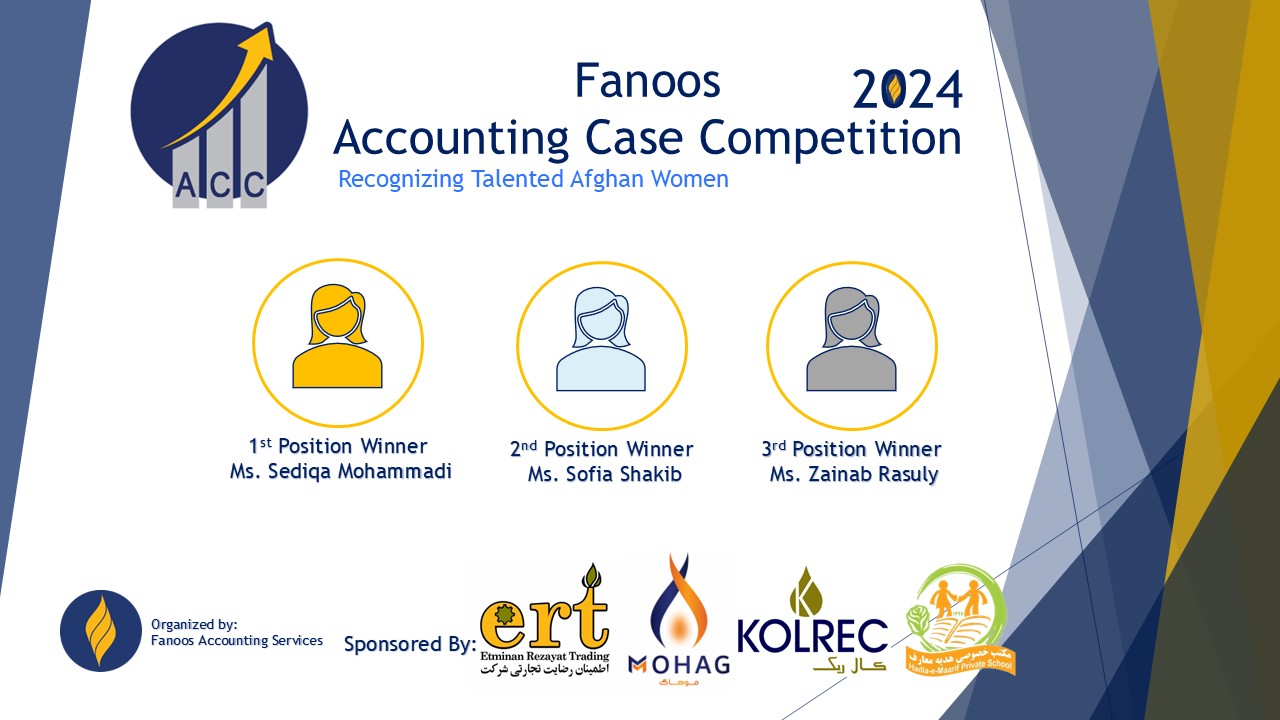 Result of Fanoos Accounting Case Competition